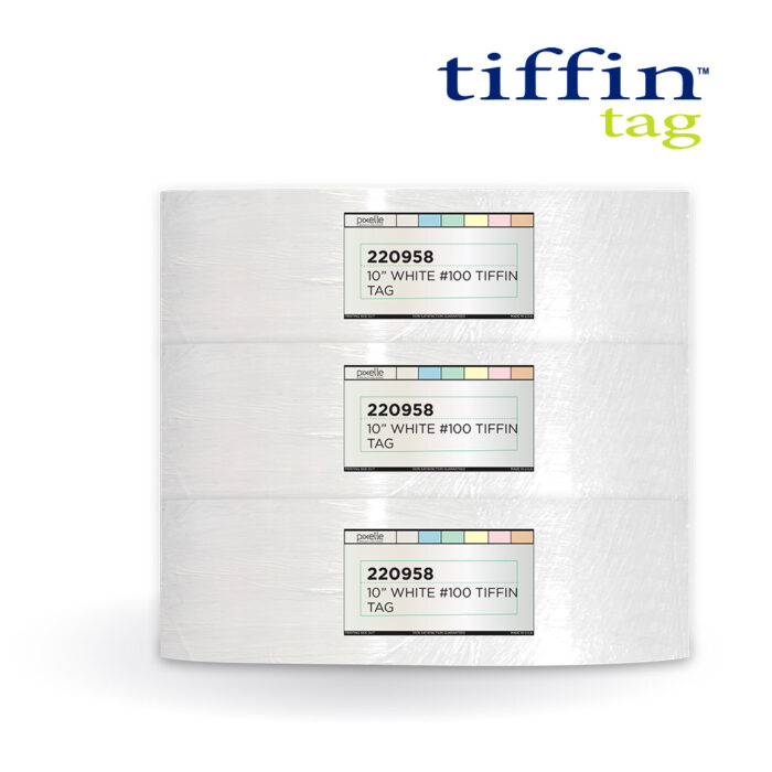 Bobina de Cartulina Tiffin® Tag Blanca 155grs, 25.4cm o 10"