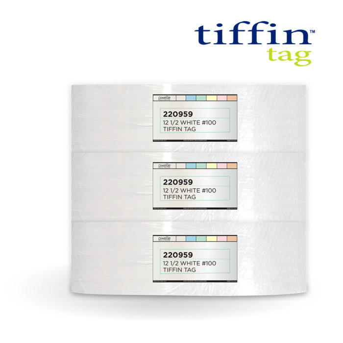 Bobina de Cartulina Tiffin® Tag Blanca 155grs, 31.7cm o 12_1/2"