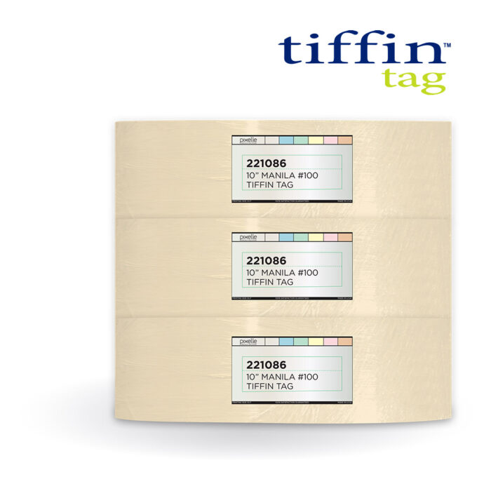 Bobina de Cartulina Tiffin® Tag Manila 164grs, 25.4cm o 10"